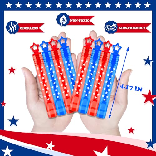4th-of-July-Bubbles-Party-Favors-for-Kids-20-Pack-Mini-Bubble-Wand-Toys-for-Toddlers-Small-Party-Supplies-Accessories-Decorations-for-Fourth-of-July-Patriotic-Memorial-Day-Birthday 4th of July Bubbles Party Favors for Kids 20 Pack Mini Bubble Wand Toys for Toddlers Small Party Supplies Accessories Decorations for Fourth of July Patriotic Memorial Day Birthday