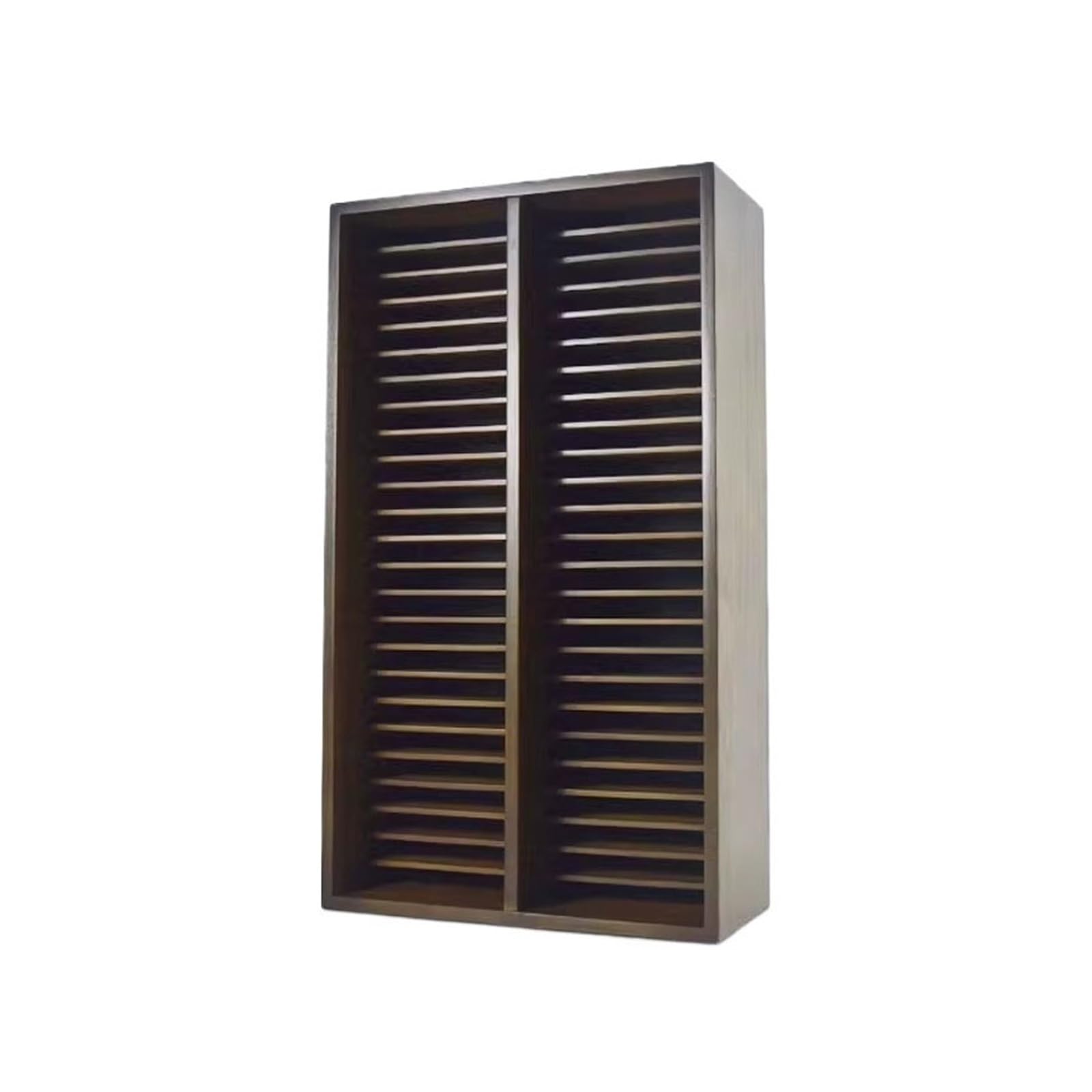 B3F7M4R9J2 CD stand Double Decker CD Storage Rack Vertical Wooden Albums Display Shelf