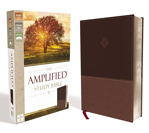 The Amplified Study Bible, Leathersoft, Brown [Large Print]