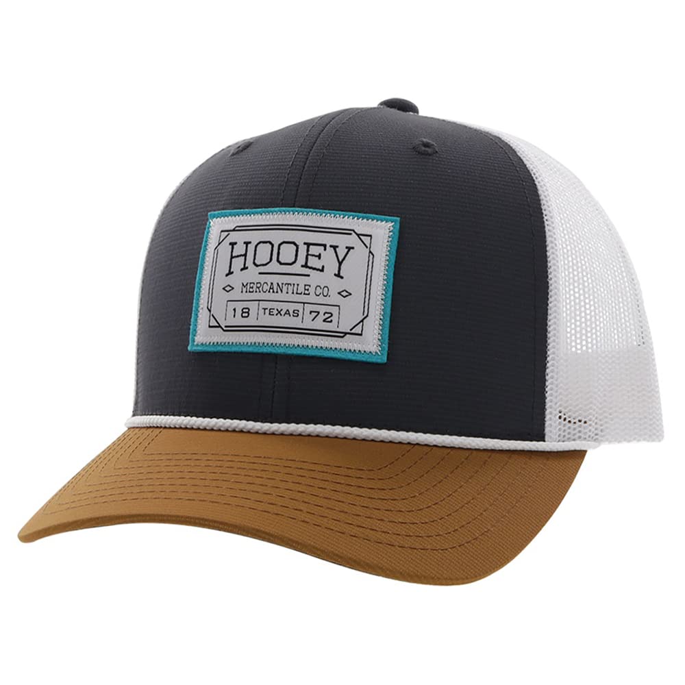HOOEYDoc Adjustable Mesh Back Trucker Hat with Logo Patch