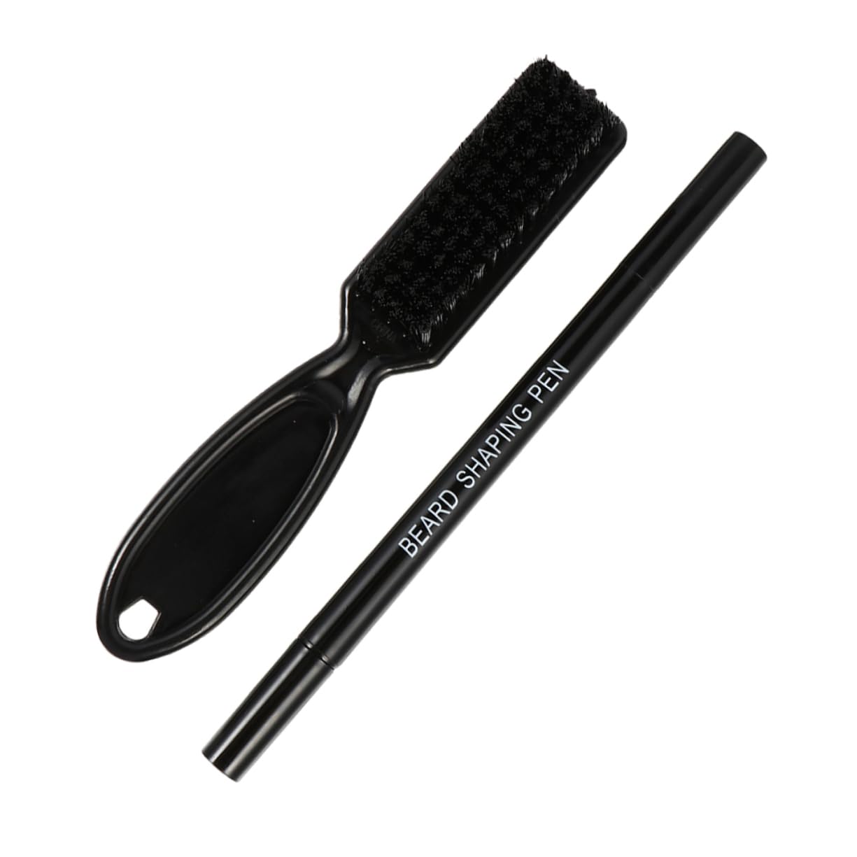 IWOWHERO Beard Outline Filling Tools Set Beard Pencil Brush for Skin-friendly Material