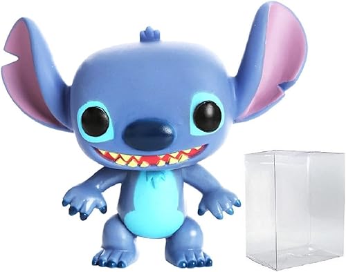 POP Disney: Lilo & Stitch - Figura de vinilo Funko Serie 1 Stitch (empaquetada con funda protectora de caja compatible), multicolor, 3.75 pulgadas