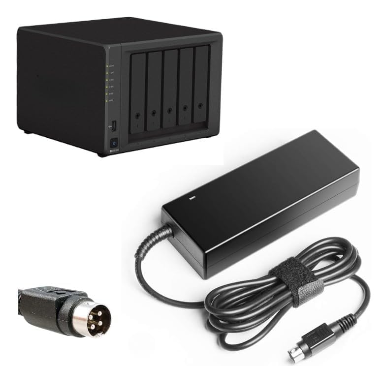 12V 10A AC Adapter for Synology NAS DiskStation DS920+ DS918+ DS1520+ DS720+ DS916+, 4-Pin Power Supply-image-42