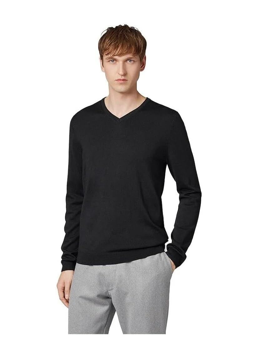 Hugo Boss Men's Jumper - Black - Medium
