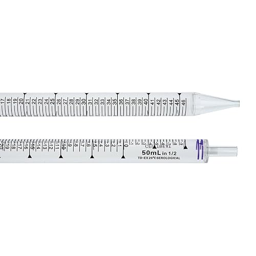 Celltreat 229030B Pipeta estéril, envuelta individualmente en papel y plástico, 1.7 fl oz, transparente, 25 por bolsa (paquete de 100)