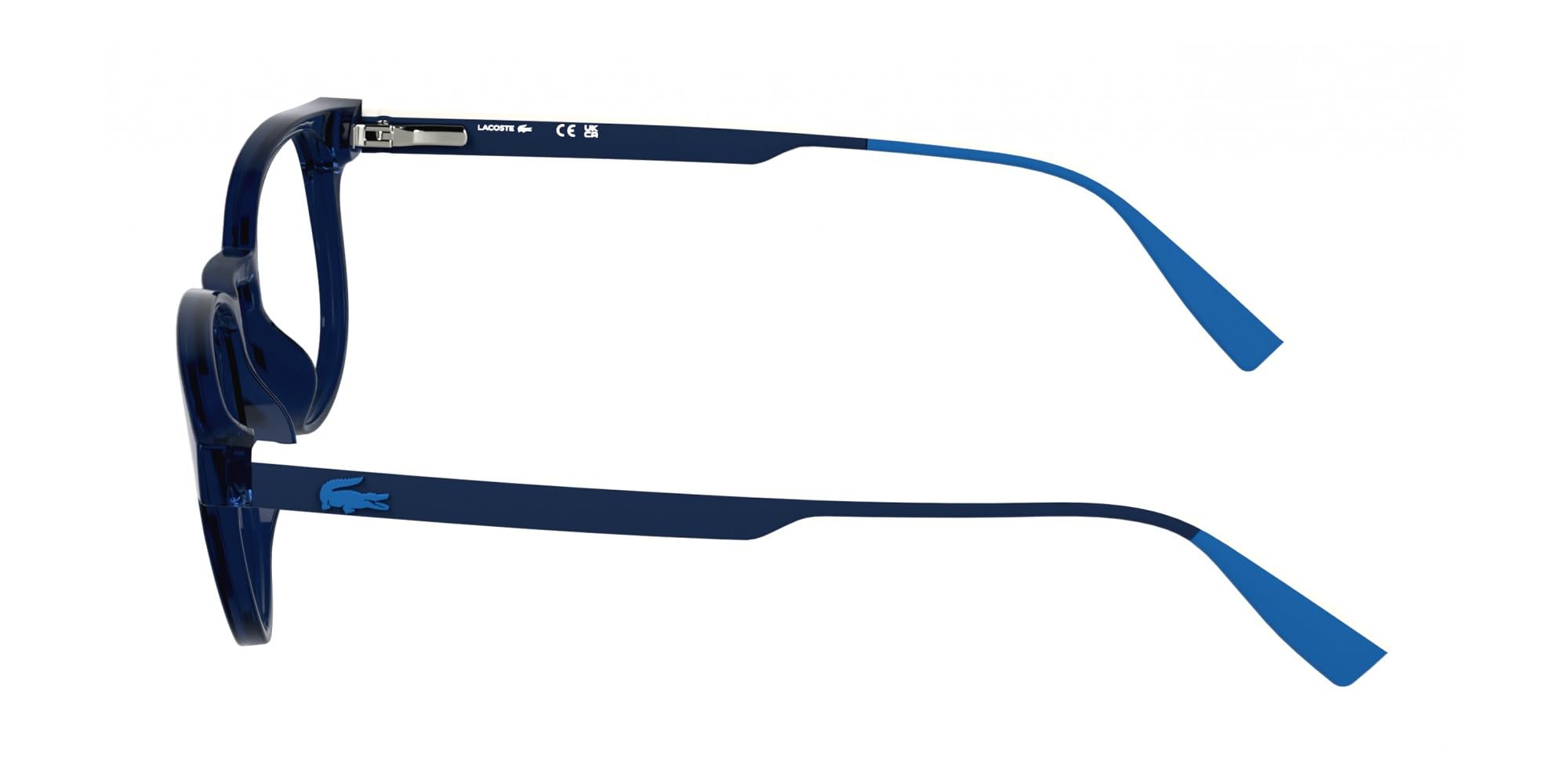 Lacoste L3666 410 PRZEZROCZYSTY NIEBIESKI 47/17/135 Ramka na okulary dla dzieci