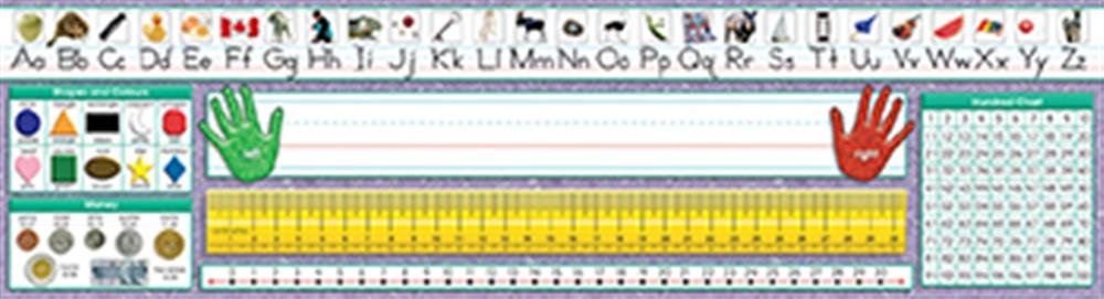 North Star Teacher Resource NST9020 Traditional Manuscript Canadian Desk Plates