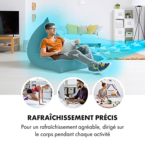 KLARSTEIN Maxflow Smart - rafraîchisseur d'air, humidificateur, ventilateur, WiFi: contrôle par appli, 80 W, 700 m³/h, 4 vitesses, 3 modes, minuterie 24 h, réservoir d'eau 5 l - blanc - Image 4