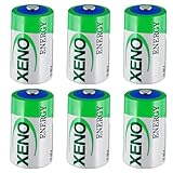 BUCADU [6-Pack] XL-205F D-Cell 19000mAh 3.6V Lithium LiSOCI2 Battery, Replacement for XL-205F, Tadiran TL-4930, TL-5930, LS33600C, Vitzro SB-D02