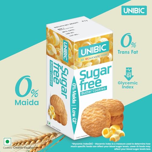 Image of Unibic Sugar Free Butter Cookies, 75 /67.5gm(weight may vary)