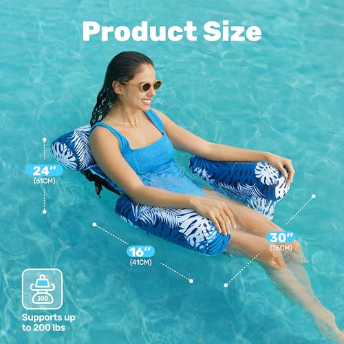Save 40% on SLOOSH Inflatable Pool Floats - 2-Pack Heavy Duty
