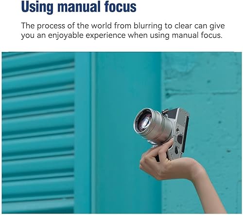 Miniatura 25 de TTArtisan Lente de enfoque manual F1.2 APS-C de 1.969 in para cámaras de montaje MFT M43 como EPM1 EPM2 EPL1 EPL1 EPL2 EPL3 EPL5 EPL6 EPL7 EPL8 EPL9