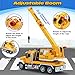 Kids Toys for 3 4 5 6 7 8 Years Old Boys, Crane Truck Toy with Lights, Sounds, Toddler Friction Powered Truck Vehicle Toy for Boys Girls Chrismas Birthday Gifts