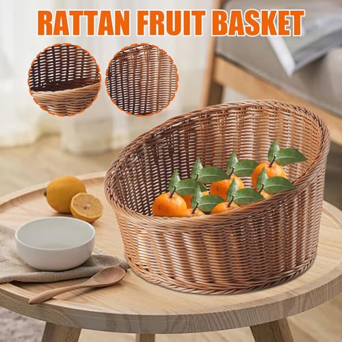 Panier de service tissé pour un buffet de restaurant et table de salon - 8