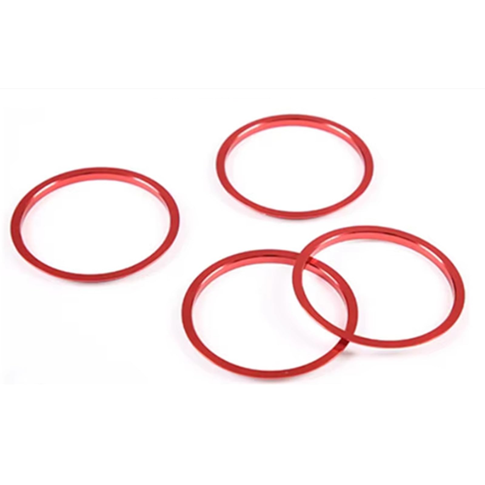Dashboard Trim Air Vent Compatible with Mazda for MX-5 MX5 for NC 2009-2015 Car Dashboard Air Vent Trim Sticker Decorative Ring Cover