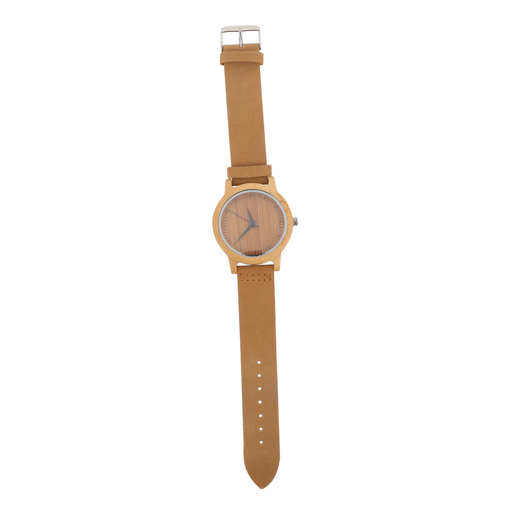 VALICLUD Reloj de Pulsera de Madera de Bambú y Correa Movimiento de Cuarzo Diseño Elegante para Mujer y Hombre Adecuado para Uso al Aire Libre y Negocios