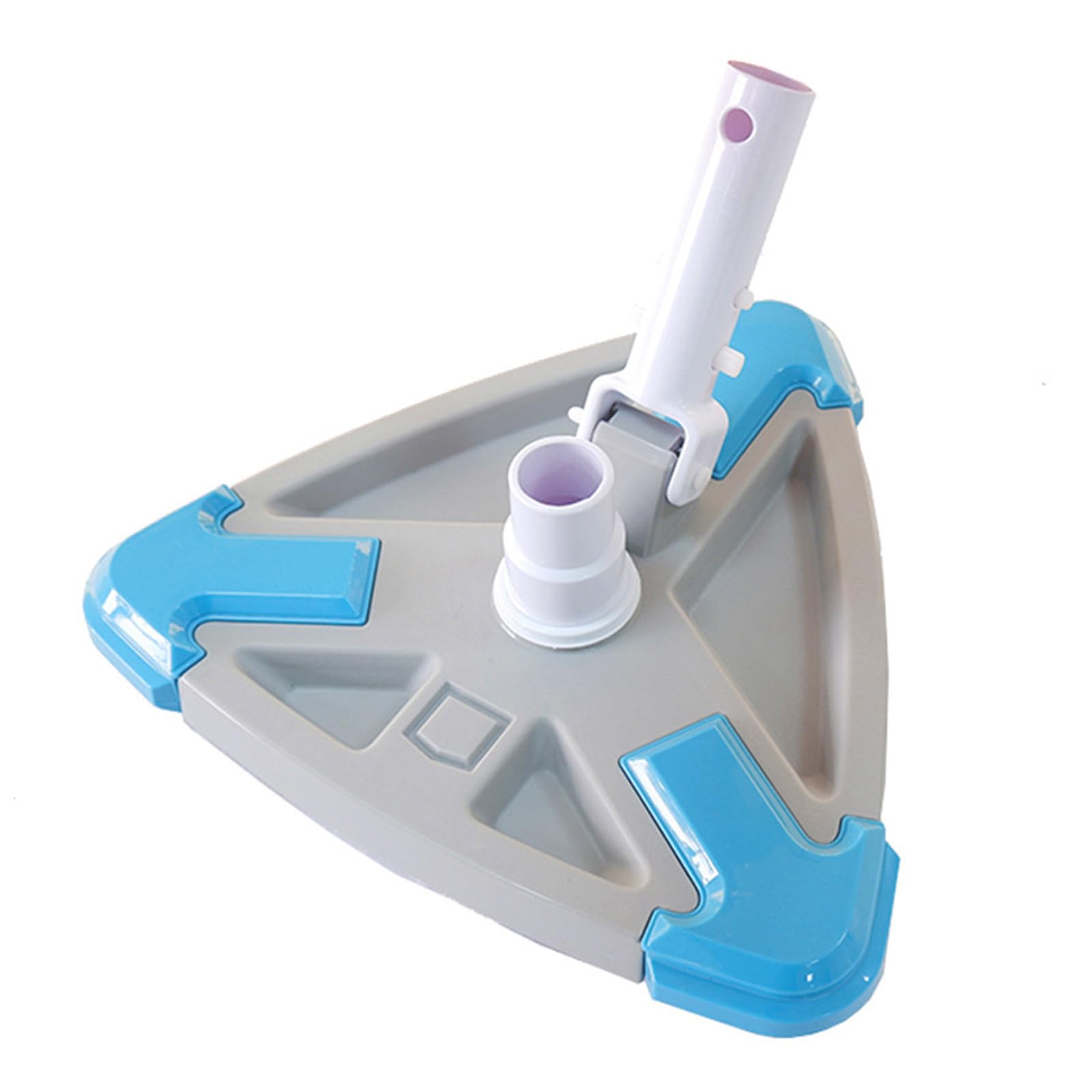 Triangular Pool Vacuum Head Swimming Pool Scrub Brushes for Cleans Wall Floors Scrub Brushes Rotative Vacuum Head