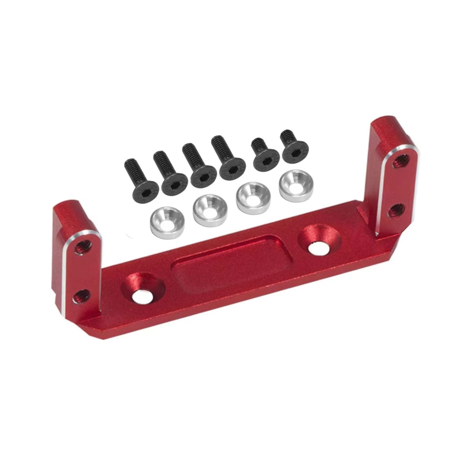 RC Car Accessories for Vanquish F9 for SCX10 UTB10 for Capra 1/10 Aluminum CNC Servo Mount Portal Axle SOA 4WD RC Rig Crawler Upgrade Parts(Red)