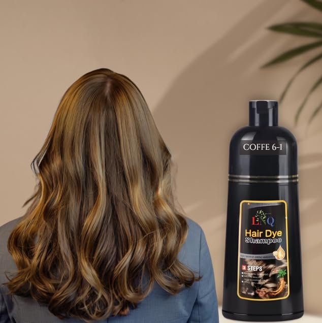 Miniatura 9 de Champú con Tinte Natural 6 en 1 de Ginseng La Niquereña – Cubre Canas, Fortalece y Da Brillo Tinte Capilar con Extractos Naturales (Tinto Vino C-5)