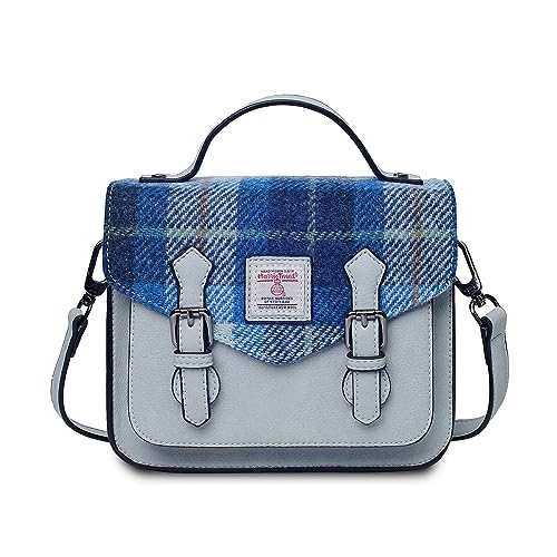Image of Islander The Calton Satchel - Ladies Satchel With HARRIS TWEED - Small and Medium