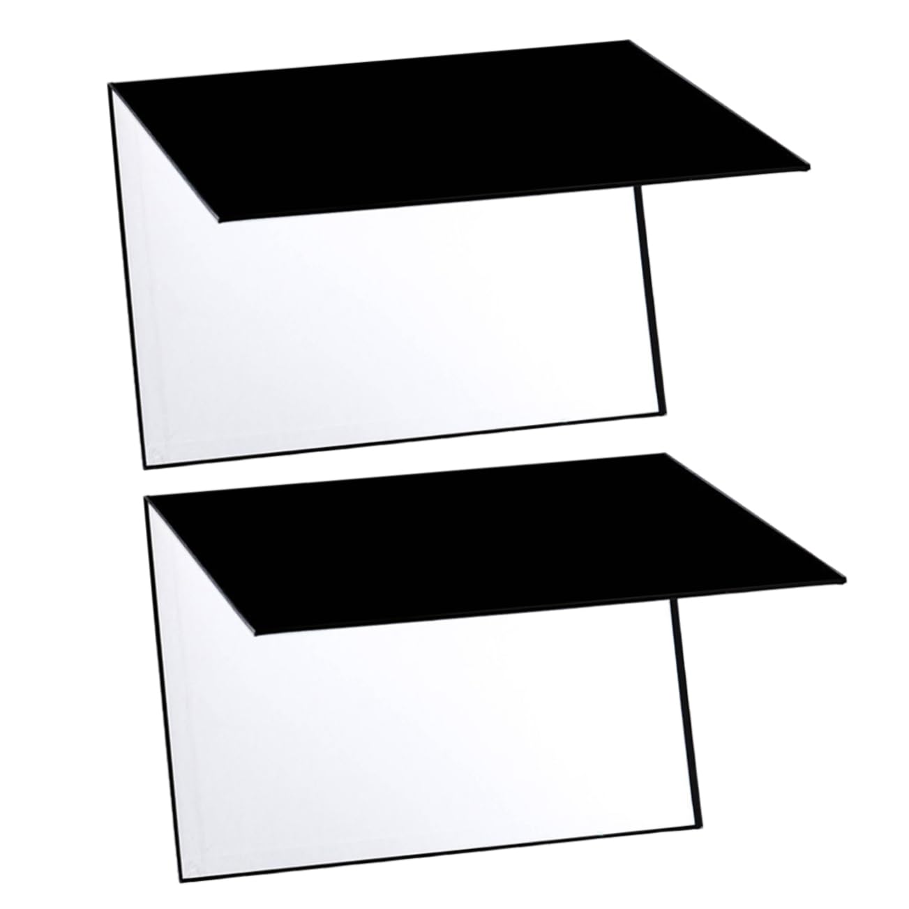 HOMSFOU 2pcs A4 Fill Light Board Camera Accessories Camera Lighting Reflector Reflective Board Photo Reflector Light Reflector Reflectors Reflector Panel Reflective