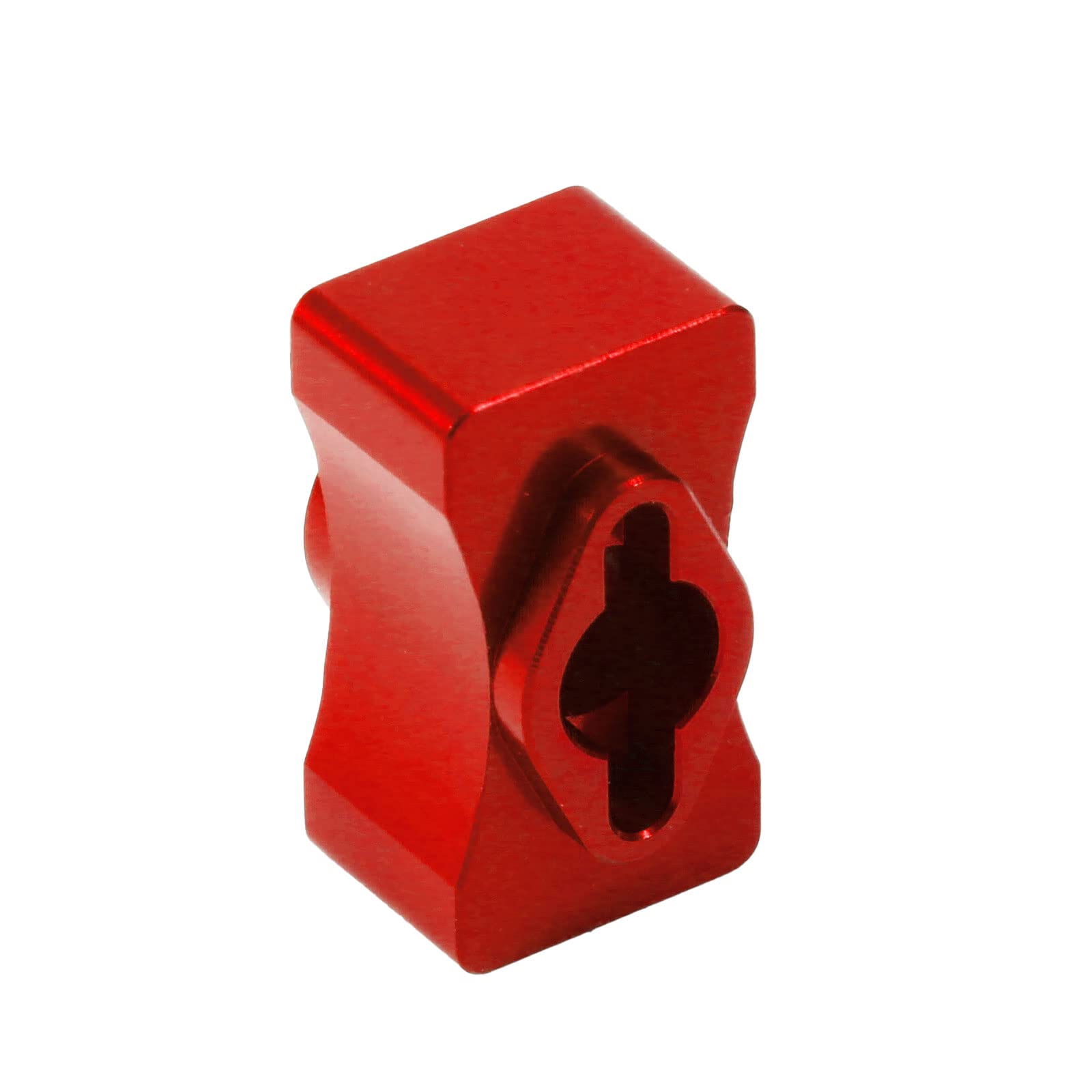 kingsea RC Metal Lock Straight Shaft Differential Posi Locker Spool Upgrade Parts Compatible with Team Associated DR10 Drag Race Car (Red)