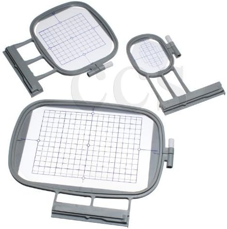 3 Hoops for Brother QUATTRO 6000D Embroidery Machine
