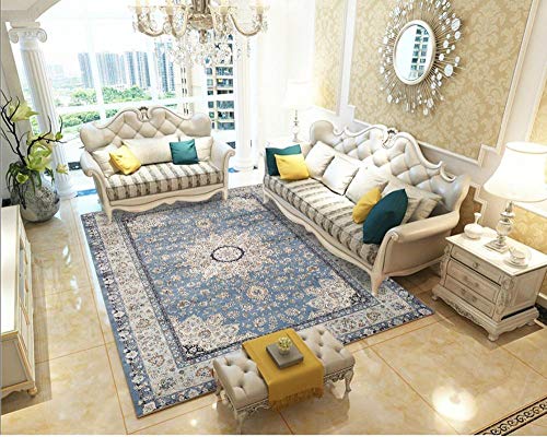 IWEYRHS Teppich, marokkanischer Wohnzimmerteppich, Vintage-Teppiche für Schlafzimmer, Sofa, Couchtisch, Teppich… – Bild 6