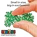Minizfigs 100 PCS 1x2 Money Tiles | Bulk Building Toy Set Great for Lego Minifigures, Accessories, Classroom, Educational, Part 3069 | 100% Compatible with All Major Brands