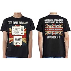 Alice Cooper UK Only Event (Nov 2017) Officiel T-Shirt Hommes Unisexe - Les Beatles, Paul McCartney, John Lennon, RIngo Starr, George Harrison