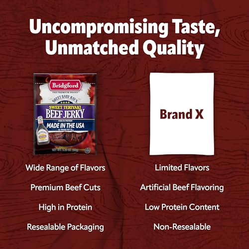 Bridgford Sweet Baby Ray's Sweet Teriyaki Beef Jerky ,6.2 Ounce (Pack of 3)