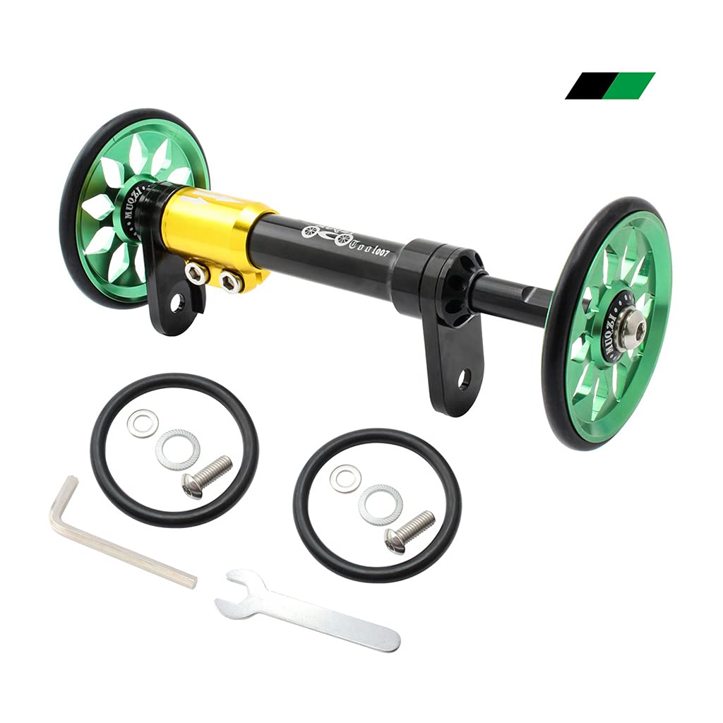 Bicycle Easy Folding Wheel Rear Load Rack Rod Telescopic Stem Compatible For W/Bro-mpton Folding Bike Easy Wheel Bracket