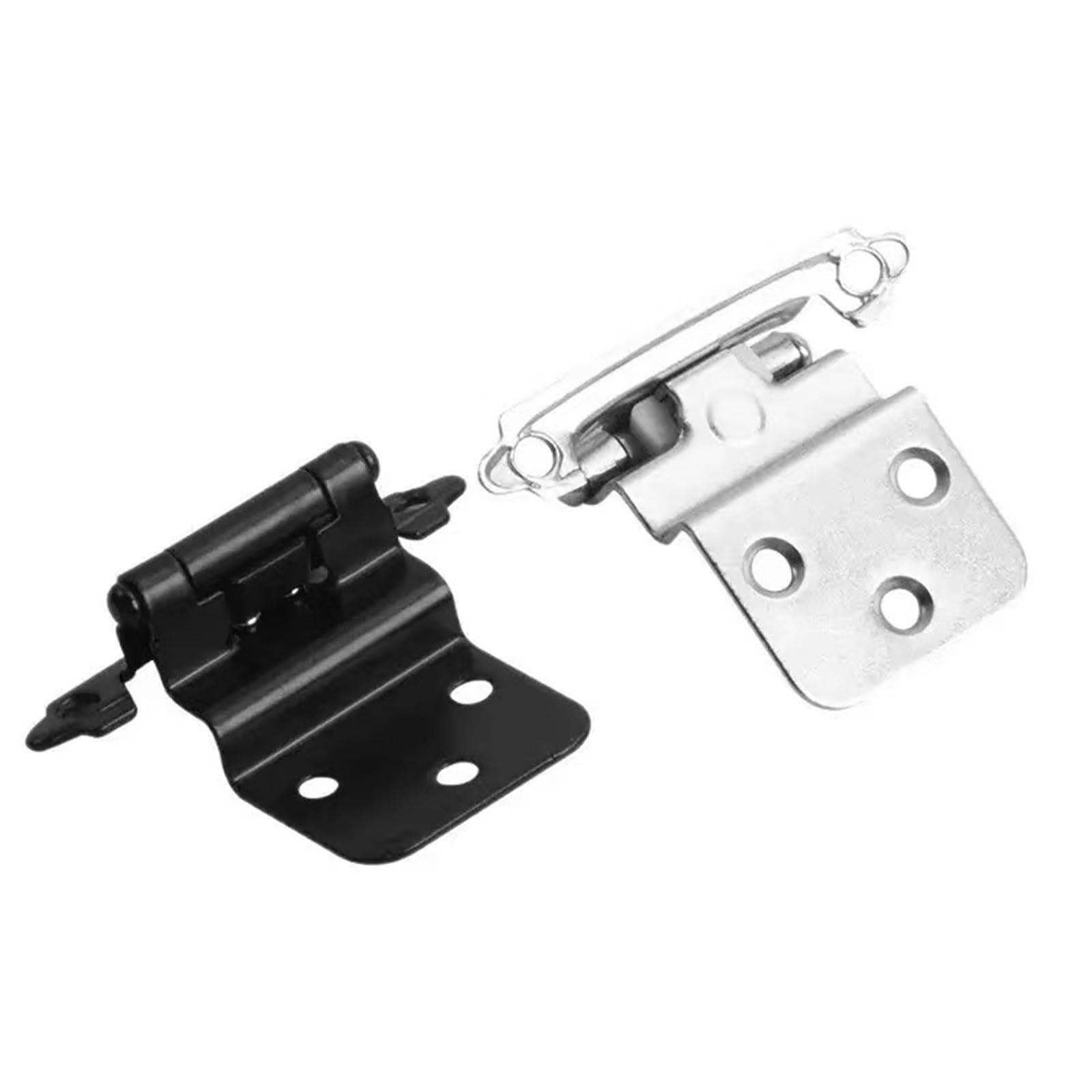 Kdhcvkz Silver 2Pcs Cabinet Door Hinges For Home Decoration(Silver)