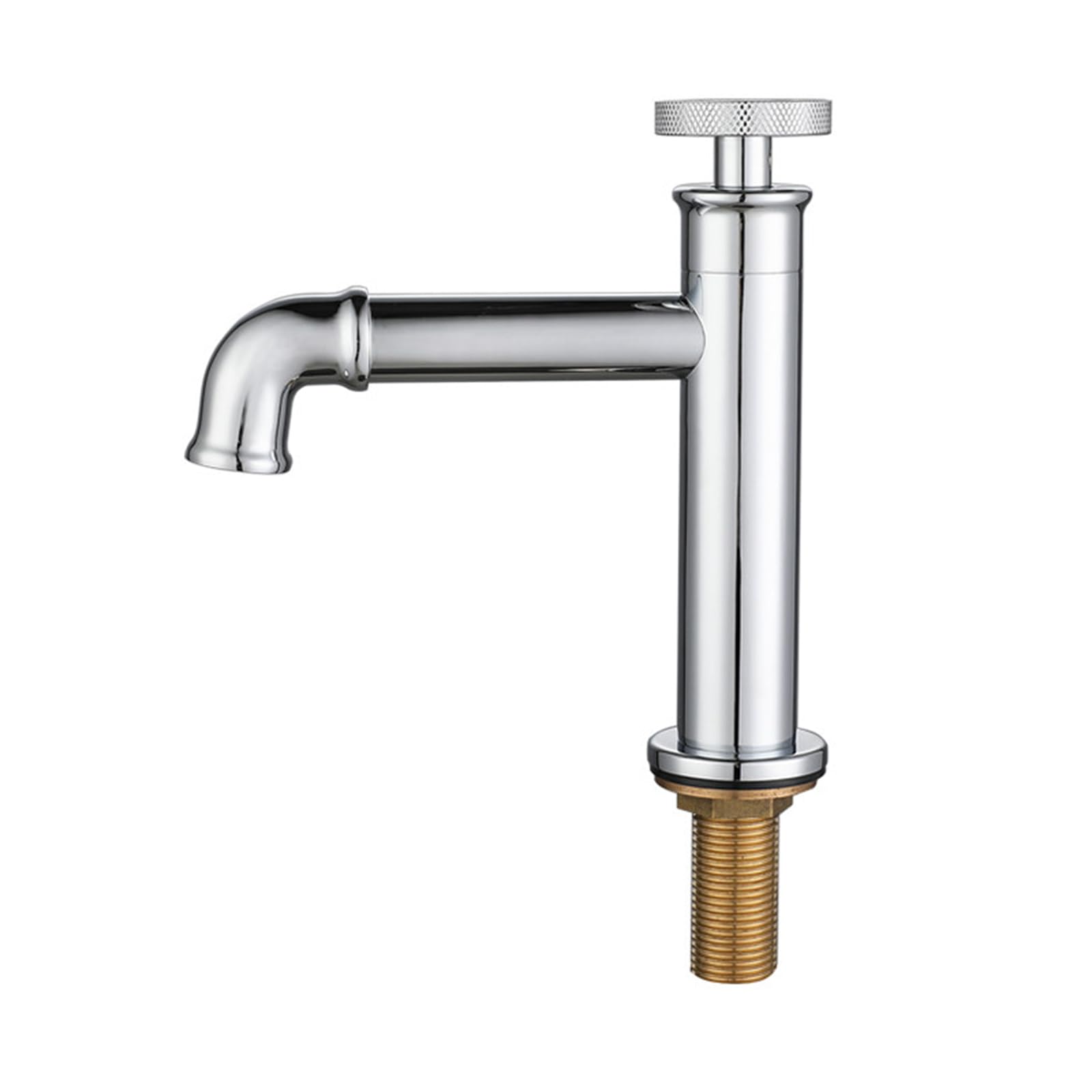 Robinet Extérieur En Laiton Robinet Exterieur Eau Froide Protection Solaire Antigel Adapté Aux Éviers Extérieurs,Chromé