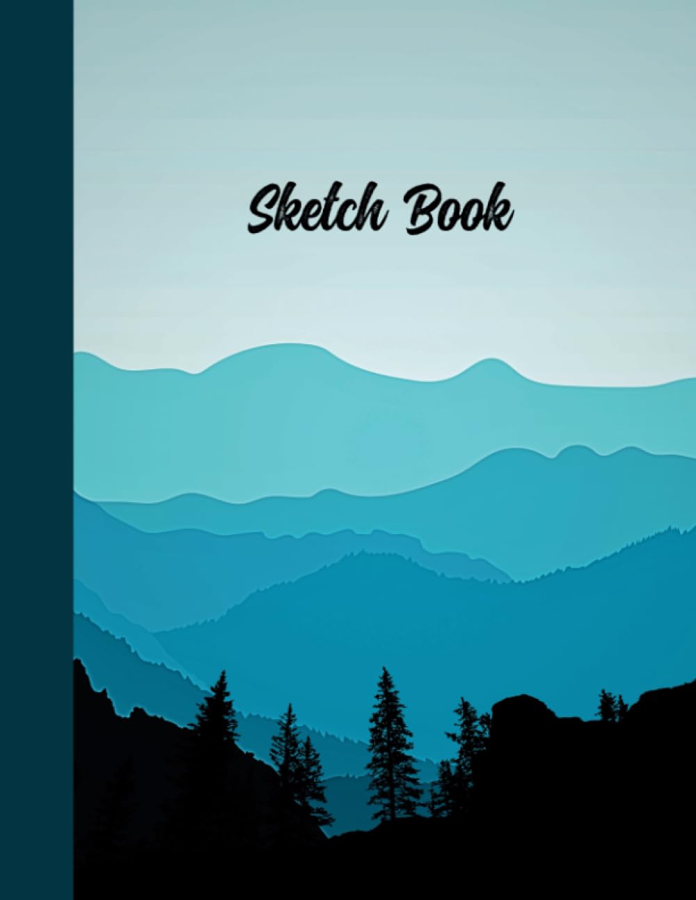 Sketch Book for Mountain Lovers: Camping enthusiast gift | Mountain notebook