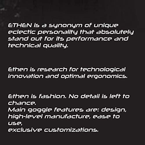 ETHEN OCCHIALE Stunt Bianco/Lente SPECCHIATA Blu