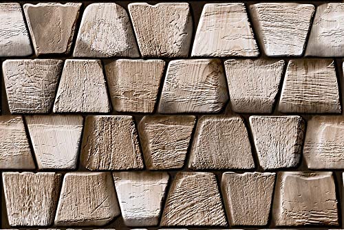 Image of DWELLSINDIA Brick Stone Self Adhesive Wallpaper, Waterproof, Scratch Resistant, Laminated (41cm x 244cm, Multicolour)