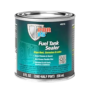 POR-15 Fuel Tank Sealer – 8 oz – Stops Rust, Corrosion, & Leaks | Seals Pinholes & Seams | Non-porous, Flexible Film…