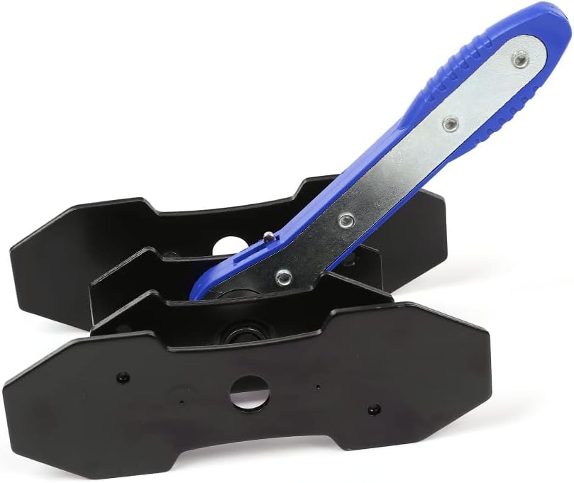 CNNELL Wrench Caliper Pad Brake Caliper Press Tool Car Ratcheting Brake Piston Press Tool Compressor Brake Wrench Ratchet Piston Spreader Automotive Tools Car Brake Repair & Instalation Blue