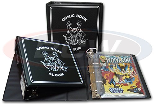 BCW 3 Inch D Ring COMIC BOOK Collecting Album (Single) Binder - BLACK