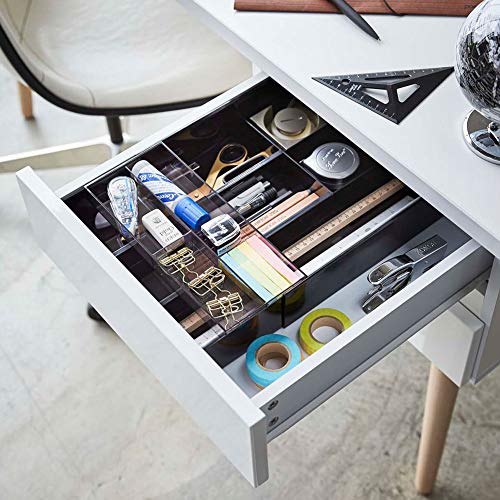 Yamazaki TOWER EXTENDABLE DESK ORGANIZER WITH SLIDE BK, Black, Ausziehbar - Image 2