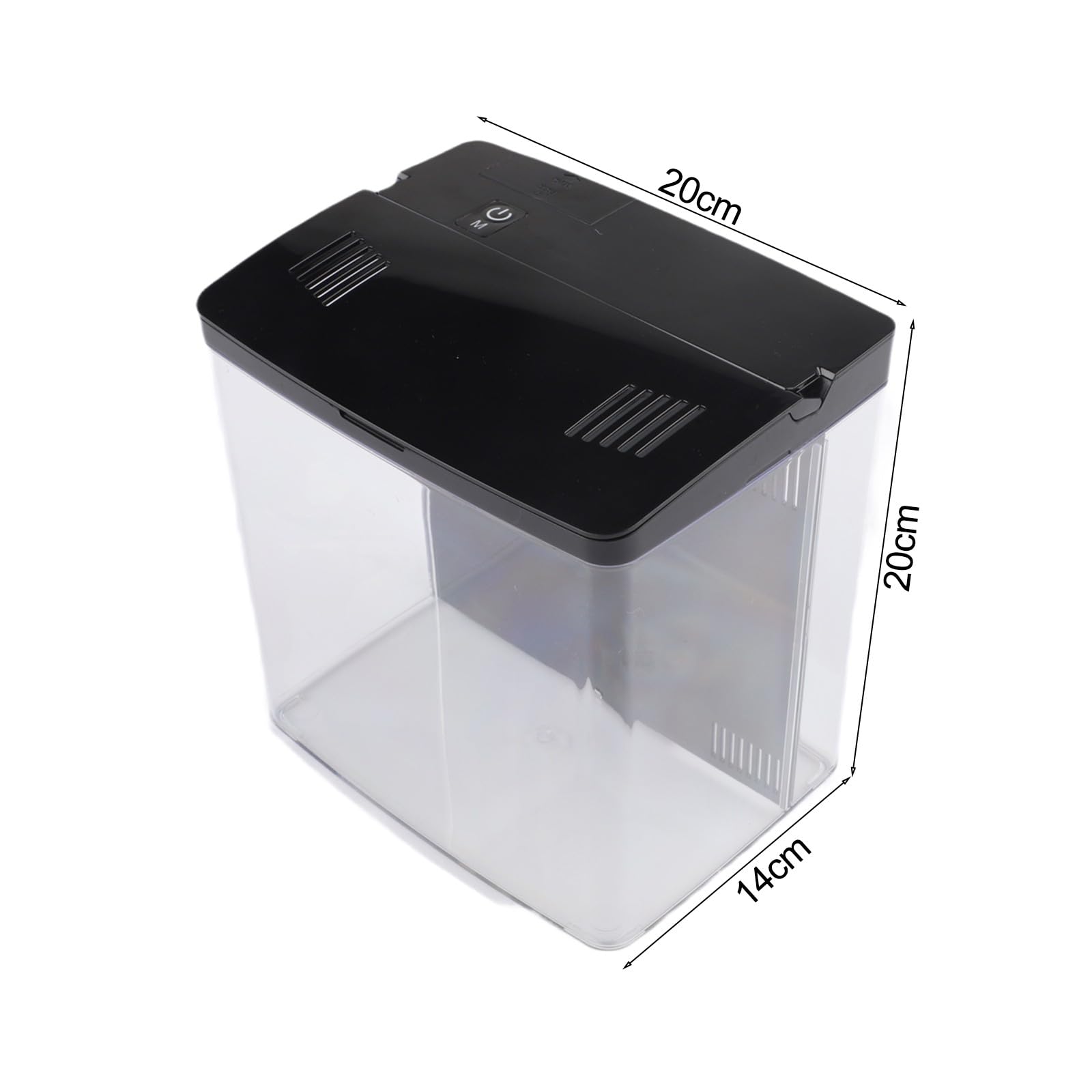 Zestaw startowy do akwarium, małe akwarium Betta z filtrem LED