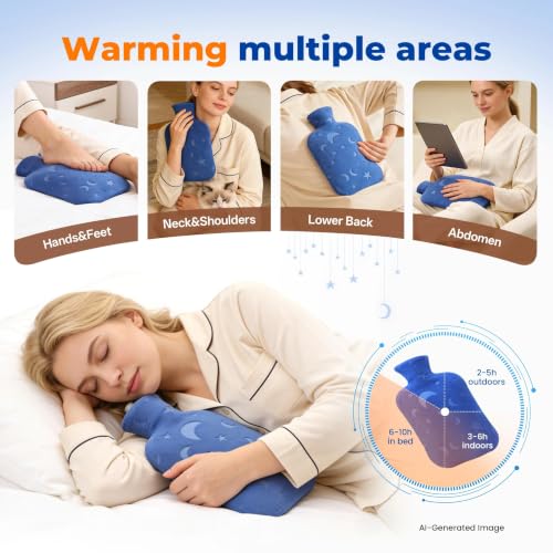 DICEVER Hot Water Bottle 2L