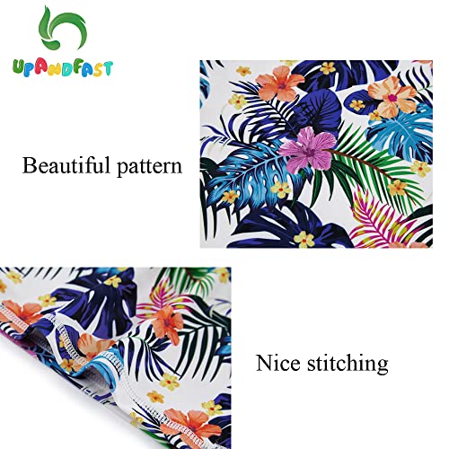 Image of upandfast Girls Rash Guard Set Long Sleeve Two Piece Swimsuit with UPF 50+ Sun Protection for Girls 3-8 Years