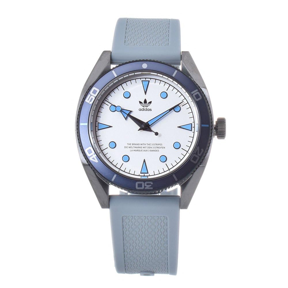 Adidas Men Silicone Originals Analog Silver Dial Watch-Aofh22003, Band Color-Blue (B0B3LNGG2V) Amazon Price History, Amazon Price Tracker