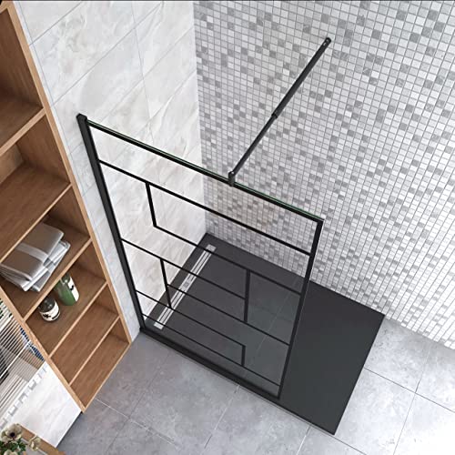 120x200cm Walk in Parete per Doccia in Vetro