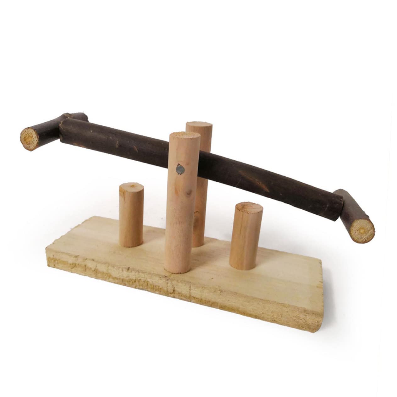 YARNOW 3 Pz altalena per animali domestici bambù animale domestico altalena in legno pappagalli oscillanti giocattolo giocattoli altalena pappagallo morso in piedi Di legno