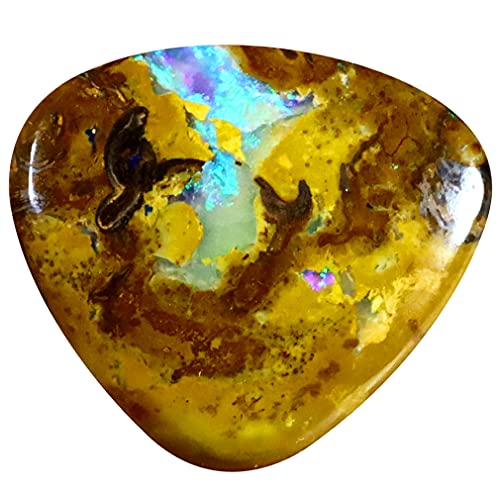 Opale boulder de Coroit 4,63 ct pierre fine australienne multicolore haut de gamme