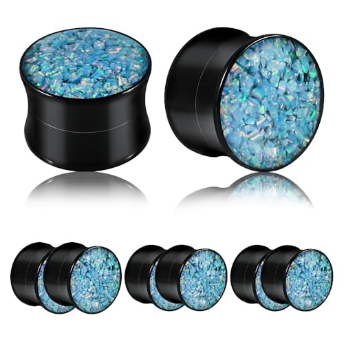 [LHFLHF] 2 PCS Stainless Steel Ear Tunnel Plugs - Integrated Earlobe Design with Solid Waist Drum Shape for Ear Expansion | Ador