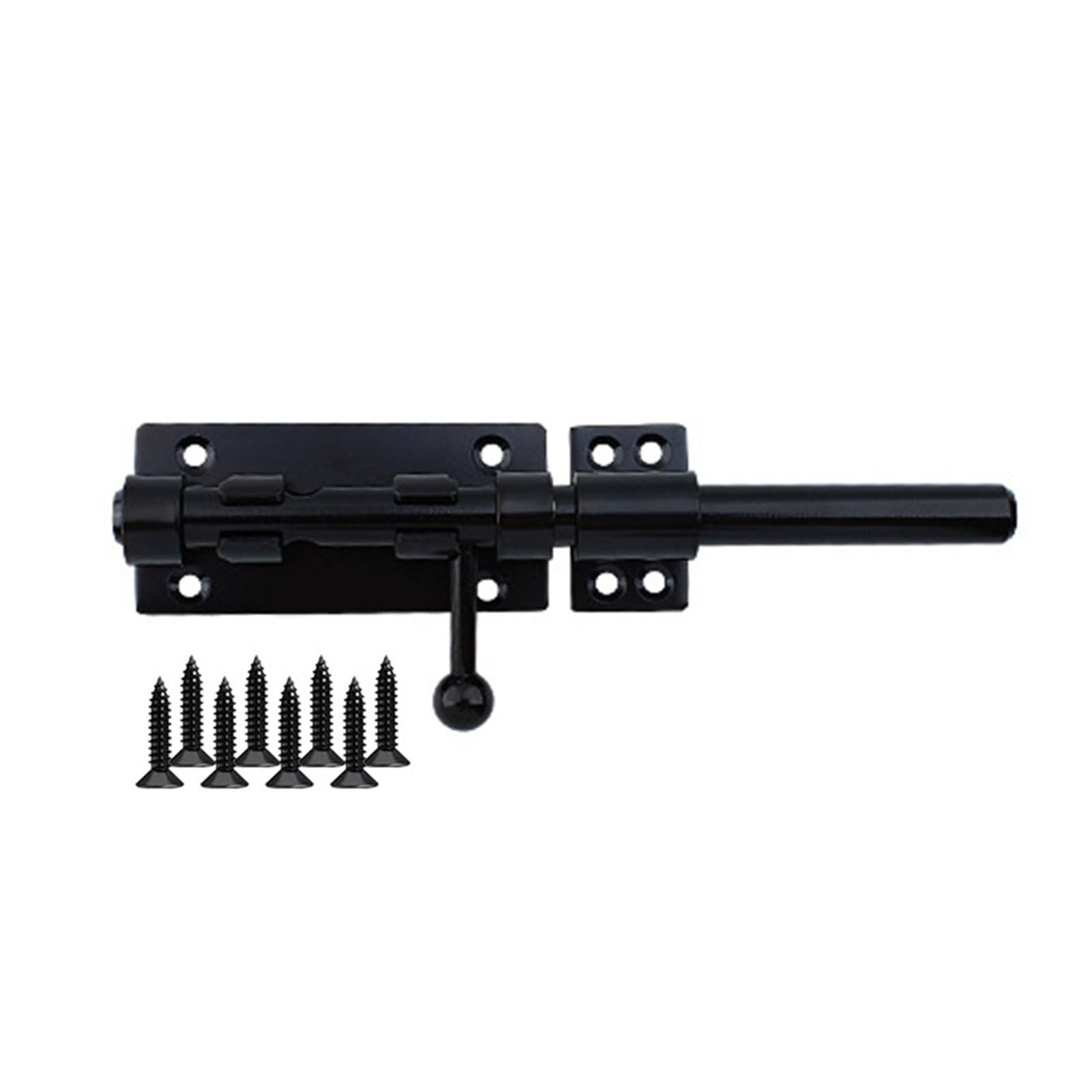 Tertioi 8" 14 Core Stainless Steel Door Sliding Bolt Latch Hasp For Bedroom Interior Durable Sliding Bolt Latch With Screws